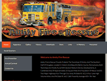 Tablet Screenshot of amityfirerescue.com